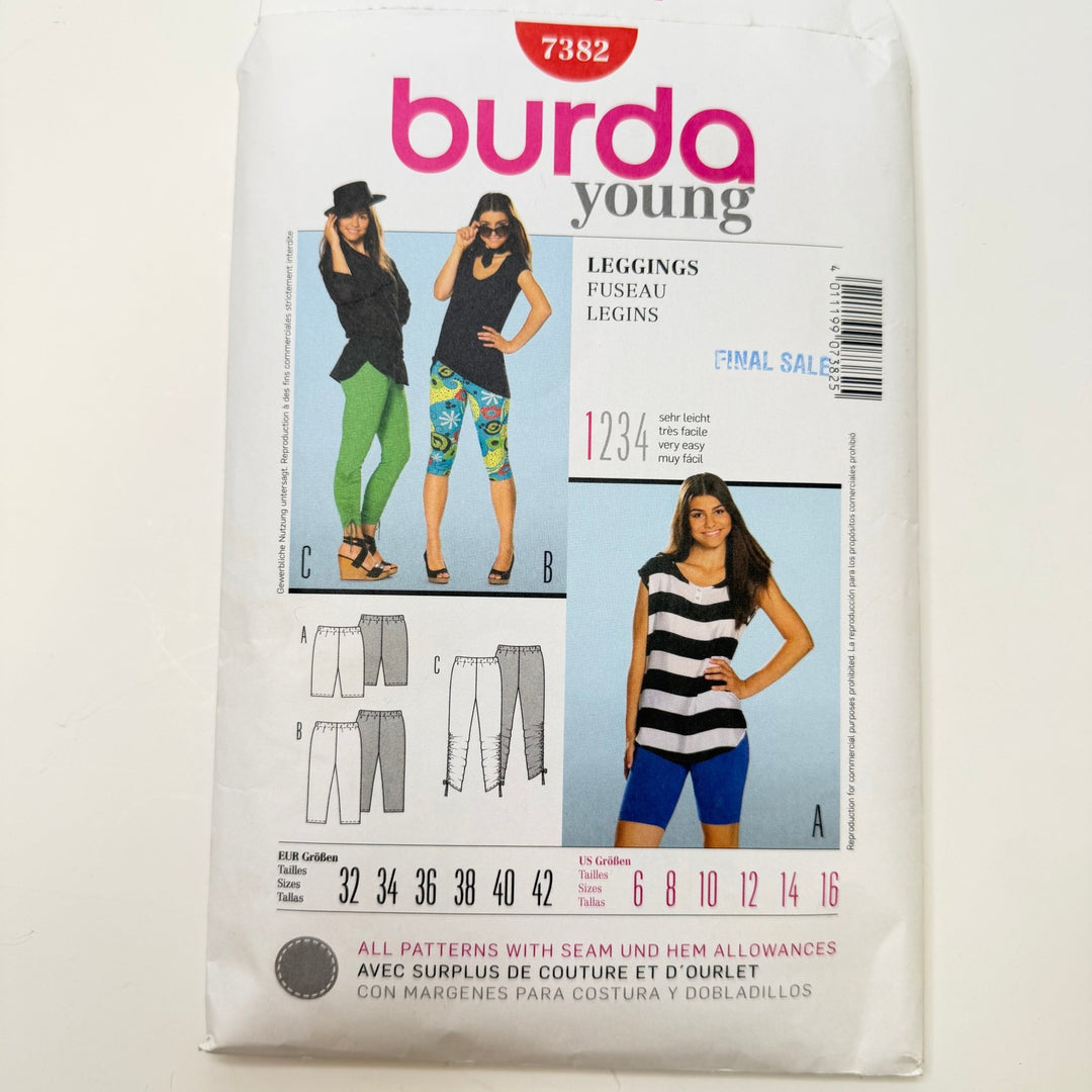 Sewing Pattern - Womenswear - Burda 7382 - True Deadstock supplies Fabric by private - Sustainable Textile | FABCYCLE