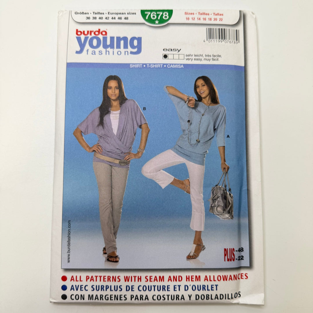 Sewing Pattern - Womenswear - Burda 7678 - True Deadstock supplies Fabric by private - Sustainable Textile | FABCYCLE