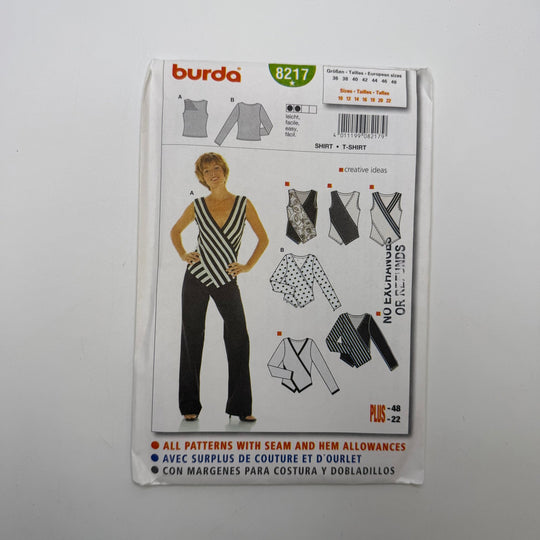 Sewing Pattern - Womenswear - Burda 8217 - True Deadstock supplies Fabric by private - Sustainable Textile | FABCYCLE