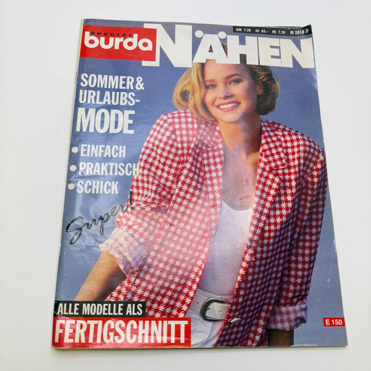 Sewing Pattern - Womenswear - Burda German Magazine 2018 - True Deadstock supplies Fabric by private - Sustainable Textile | FABCYCLE