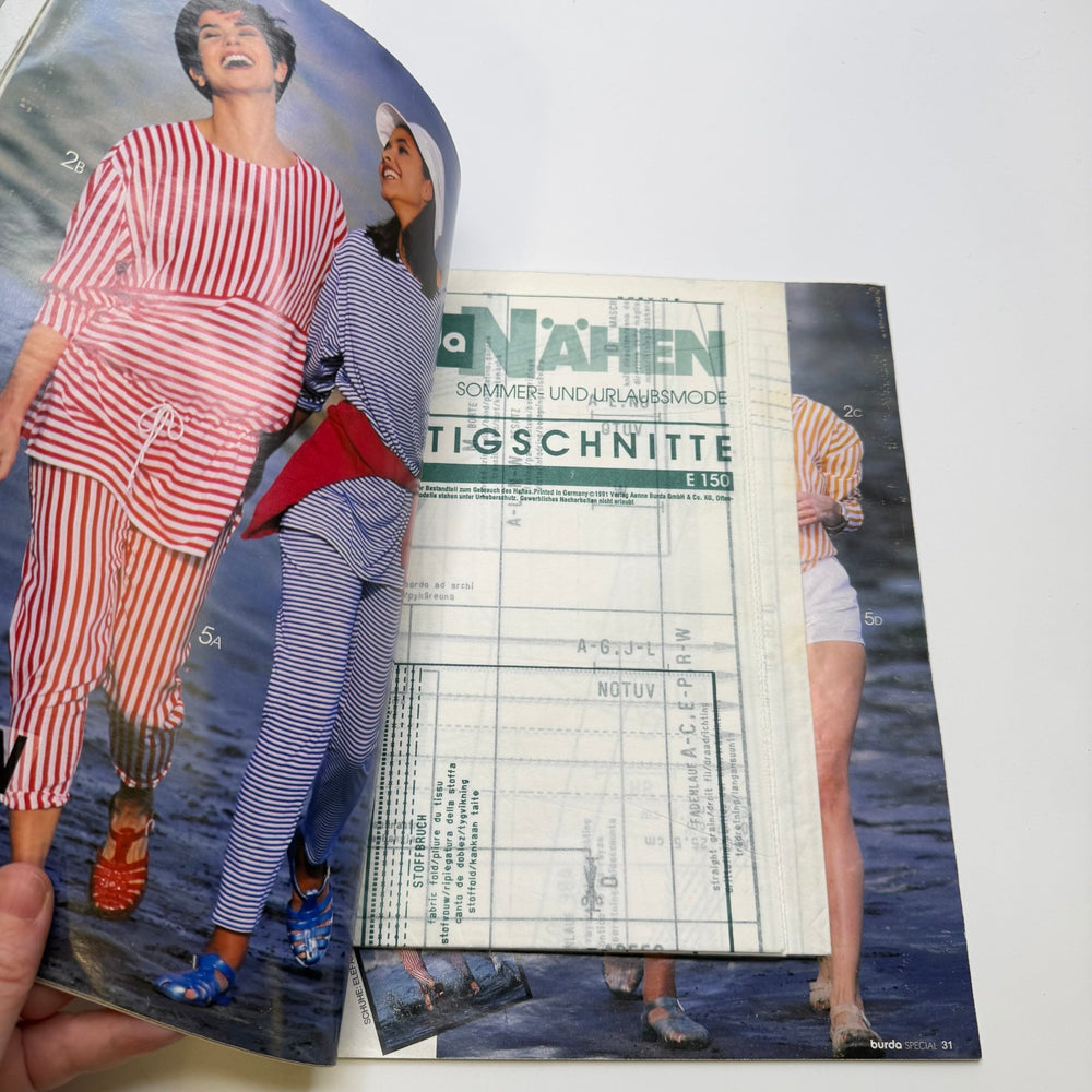 Sewing Pattern - Womenswear - Burda German Magazine 2018 - True Deadstock supplies Fabric by private - Sustainable Textile | FABCYCLE