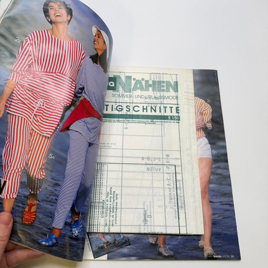 Sewing Pattern - Womenswear - Burda German Magazine 2018 - True Deadstock supplies Fabric by private - Sustainable Textile | FABCYCLE