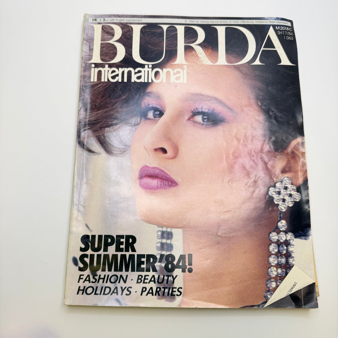 Sewing Pattern - Womenswear - Burda Magazine 1984 - True Deadstock supplies Fabric by private - Sustainable Textile | FABCYCLE