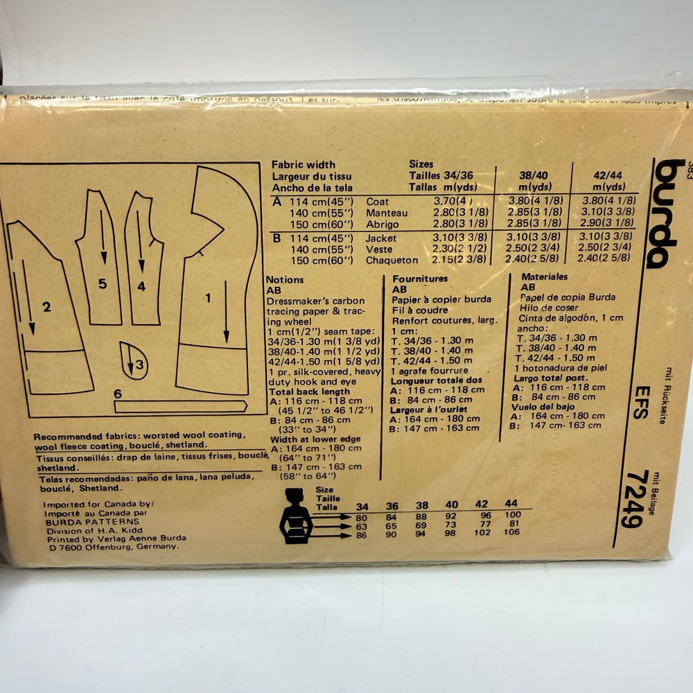 Sewing Pattern - Womenswear - Burda - True Deadstock supplies Fabric by private - Sustainable Textile | FABCYCLE