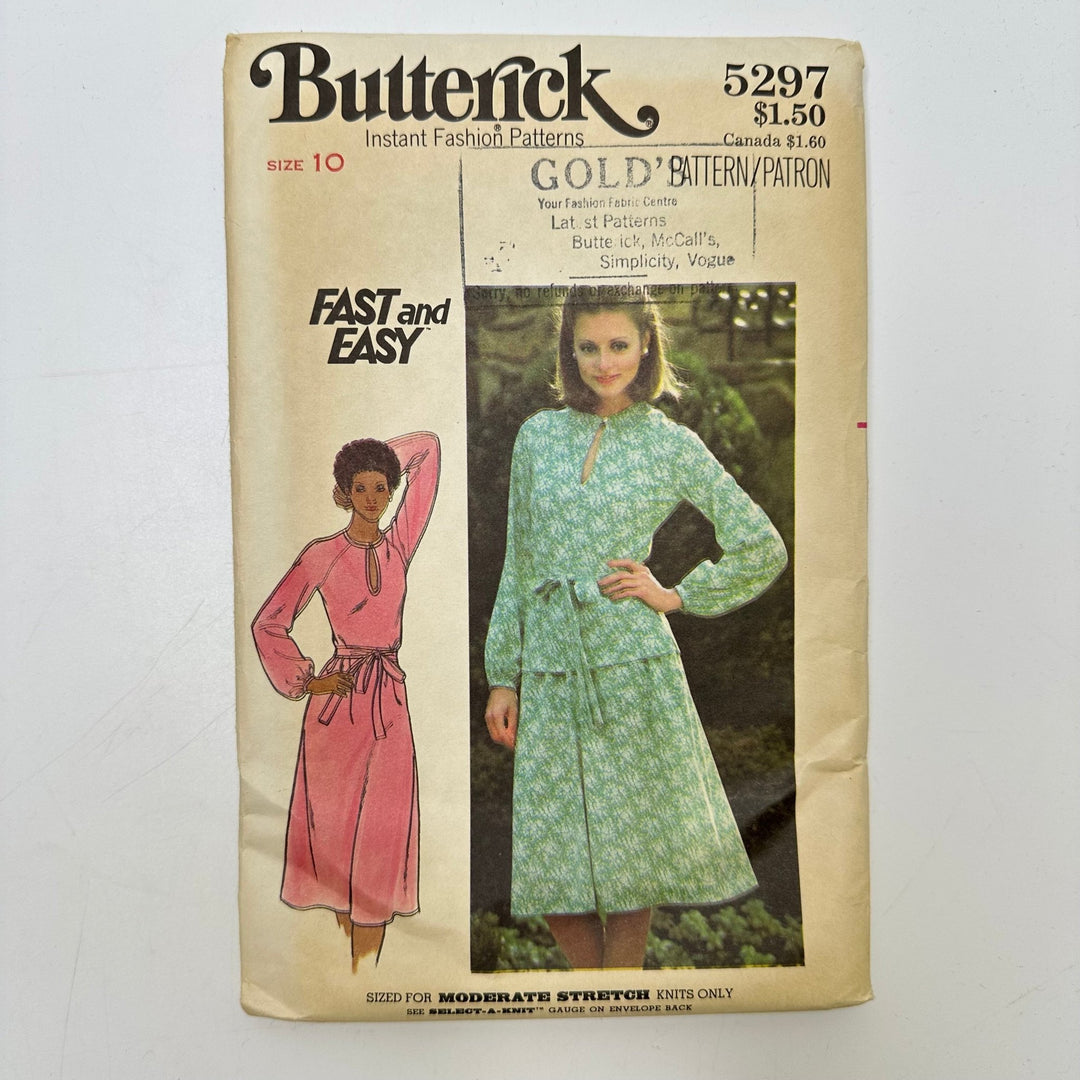 Sewing Pattern - Womenswear - Butterick 2597 - True Deadstock supplies Fabric by private - Sustainable Textile | FABCYCLE