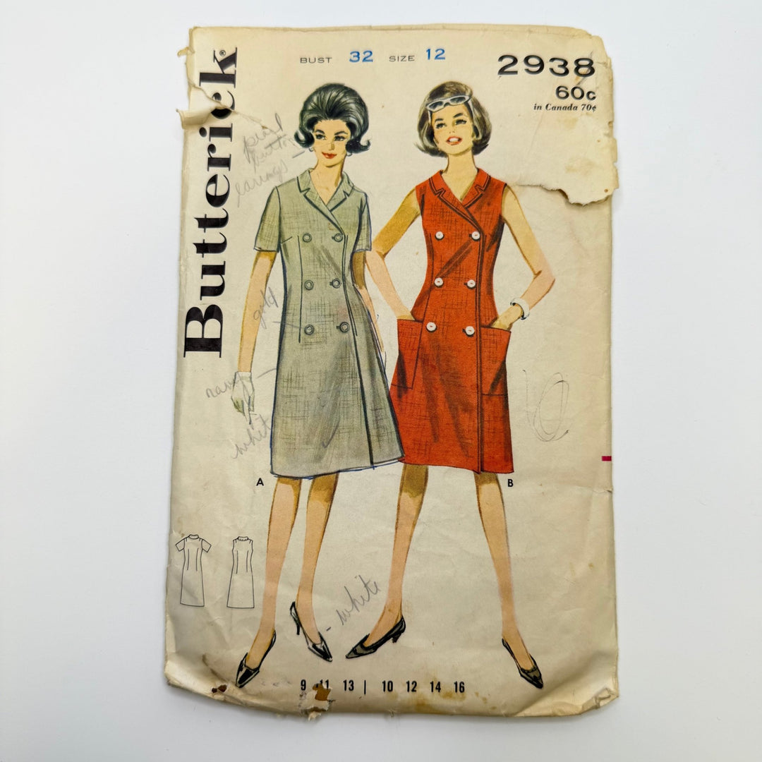Sewing Pattern - Womenswear - Butterick 2938 - True Deadstock supplies Fabric by private - Sustainable Textile | FABCYCLE