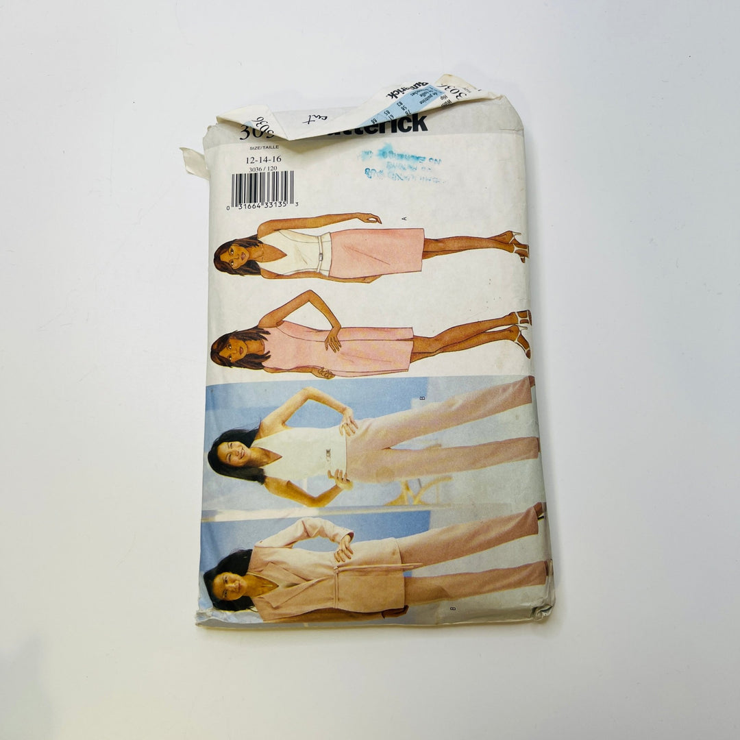 Sewing Pattern - Womenswear - Butterick 3036 - True Deadstock supplies Fabric by private - Sustainable Textile | FABCYCLE