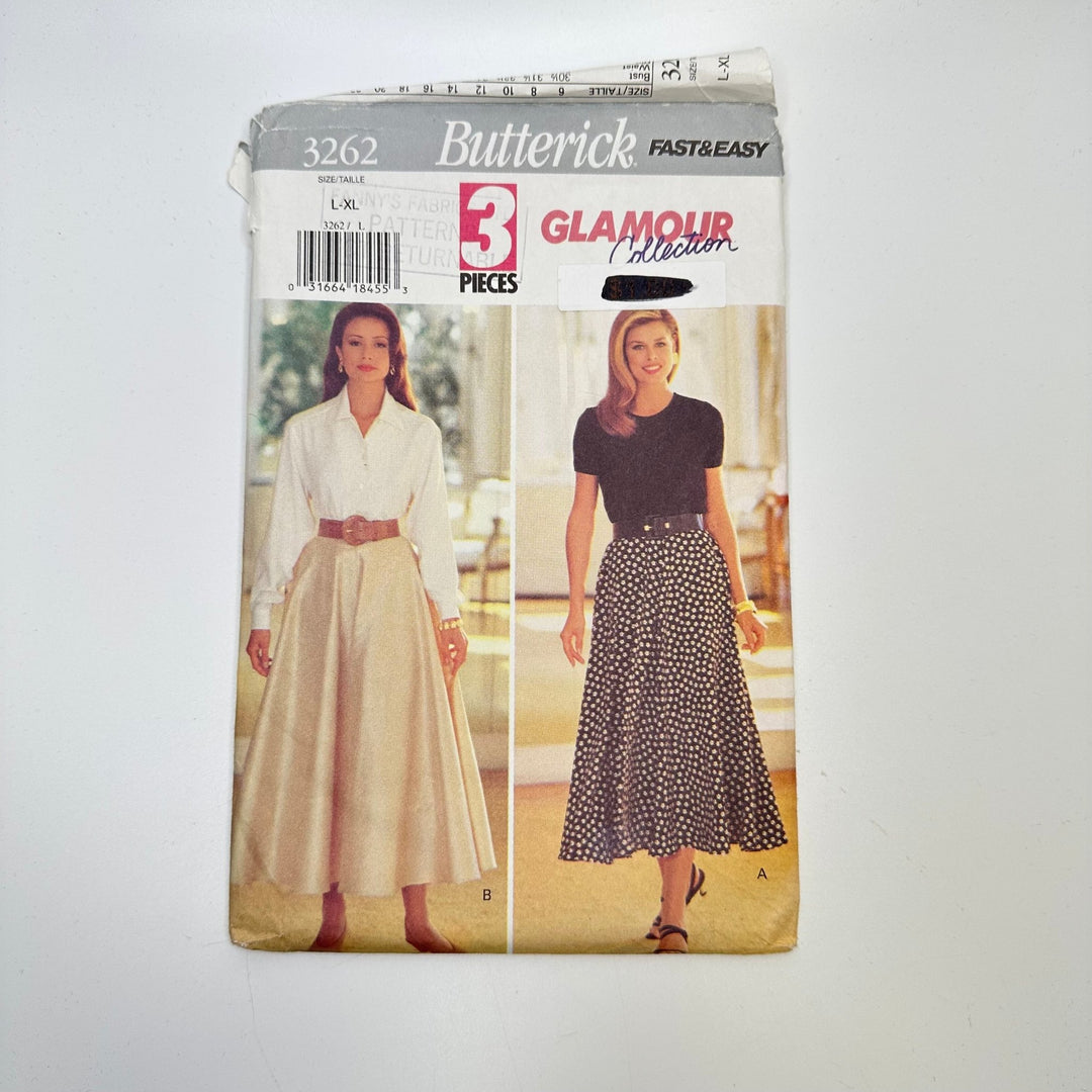Sewing Pattern - Womenswear - Butterick 3262 - True Deadstock supplies Fabric by private - Sustainable Textile | FABCYCLE