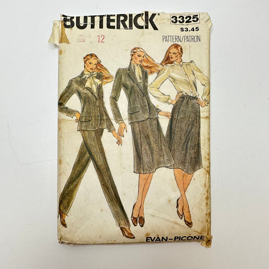 Sewing Pattern - Womenswear - Butterick 3325 - True Deadstock supplies Fabric by private - Sustainable Textile | FABCYCLE