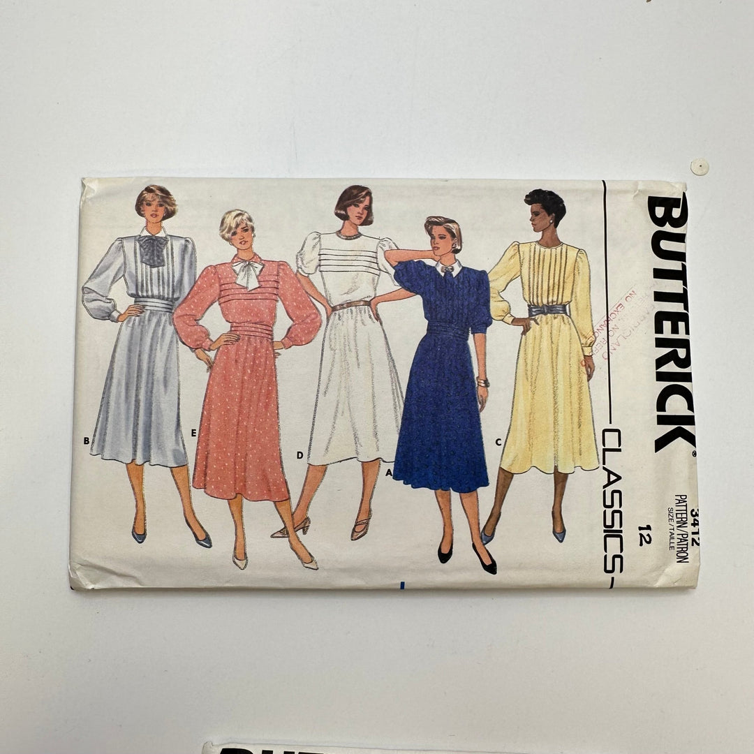 Sewing Pattern - Womenswear - Butterick 3412 - True Deadstock supplies Fabric by private - Sustainable Textile | FABCYCLE