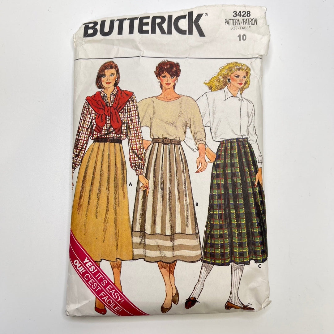 Sewing Pattern - Womenswear - Butterick 3428 - True Deadstock supplies Fabric by private - Sustainable Textile | FABCYCLE
