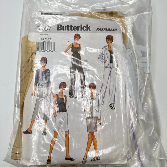 Sewing Pattern - Womenswear - Butterick 3467 - True Deadstock supplies Fabric by private - Sustainable Textile | FABCYCLE