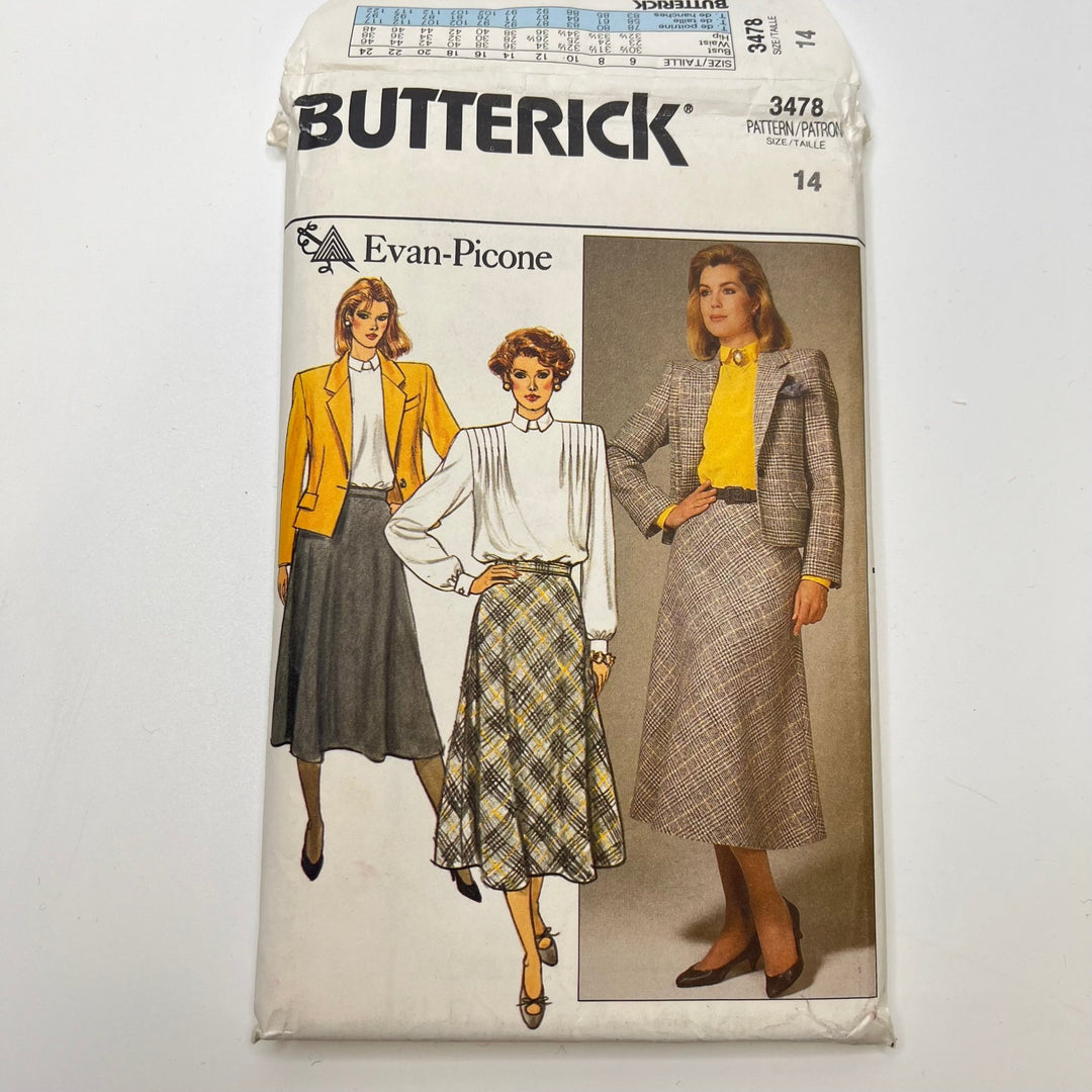 Sewing Pattern - Womenswear - Butterick 3478 - True Deadstock supplies Fabric by private - Sustainable Textile | FABCYCLE
