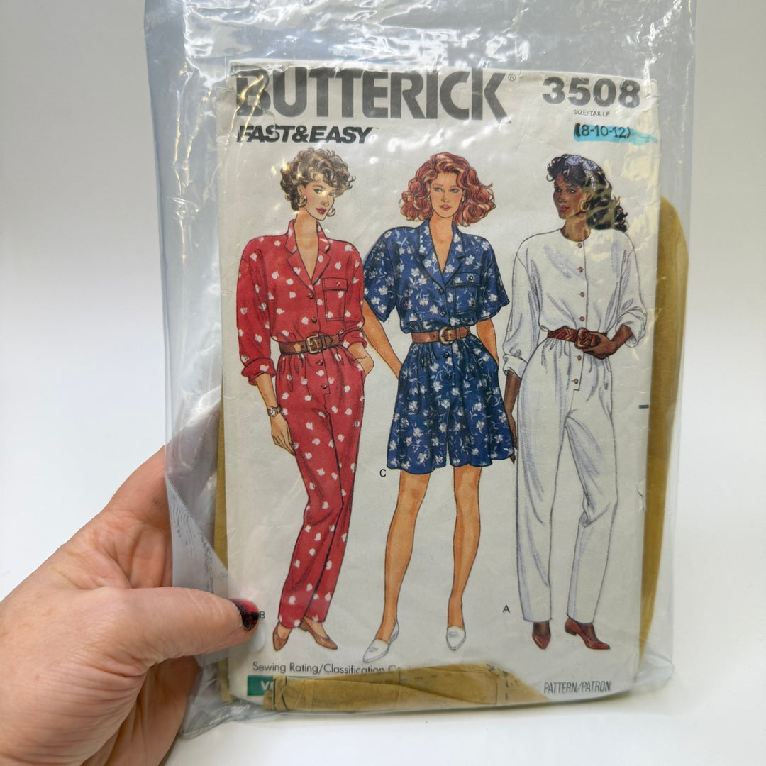 Sewing Pattern - Womenswear - Butterick 3508 - True Deadstock supplies Fabric by private - Sustainable Textile | FABCYCLE