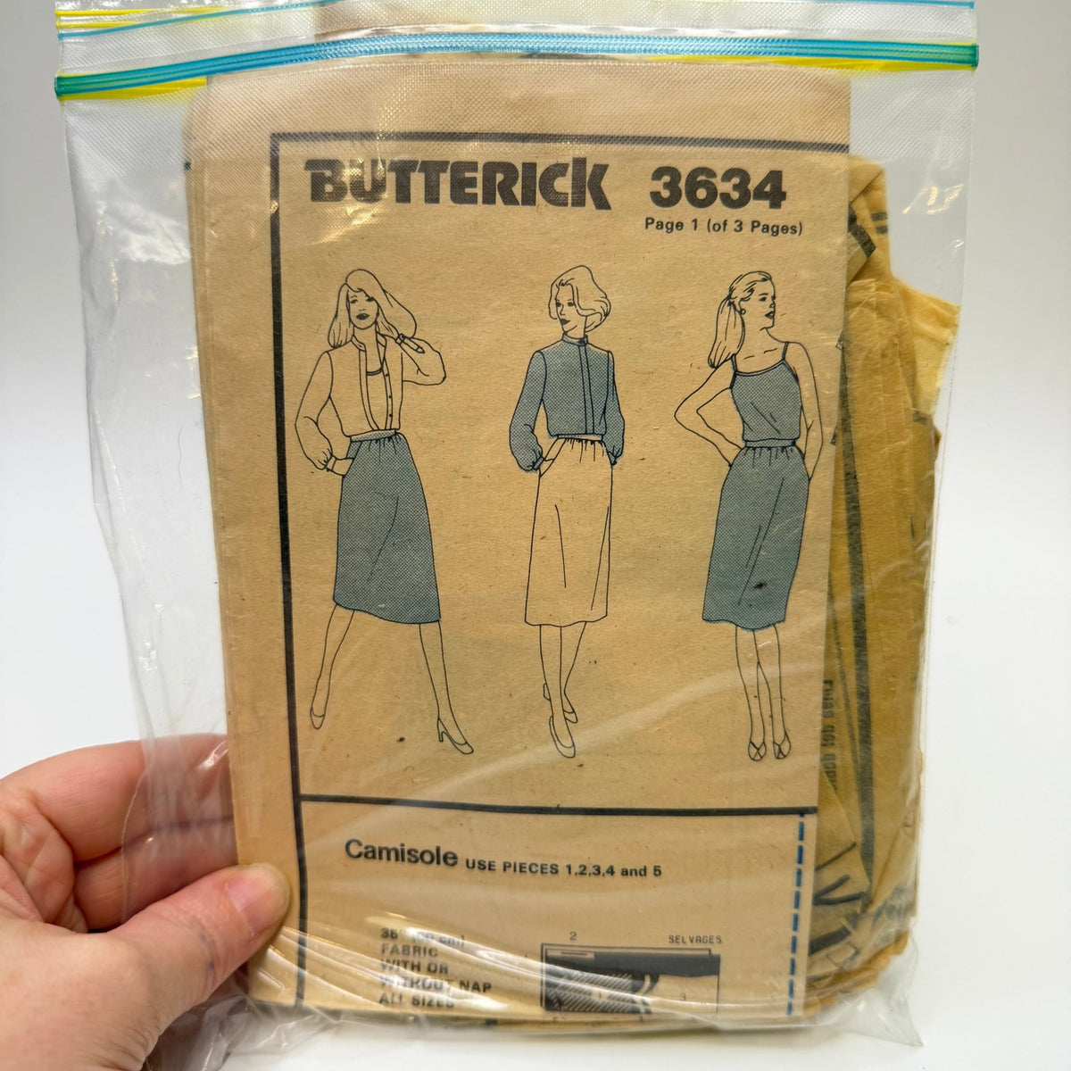 Sewing Pattern - Womenswear - Butterick 3634 - True Deadstock supplies Fabric by private - Sustainable Textile | FABCYCLE
