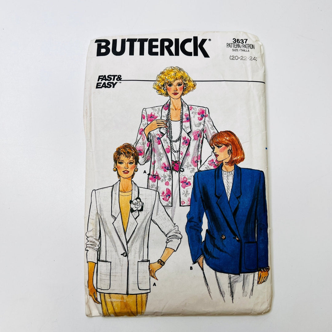 Sewing Pattern - Womenswear - Butterick 3637 - True Deadstock supplies Fabric by private - Sustainable Textile | FABCYCLE