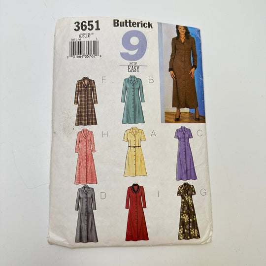 Sewing Pattern - Womenswear - Butterick 3651 - True Deadstock supplies Fabric by private - Sustainable Textile | FABCYCLE