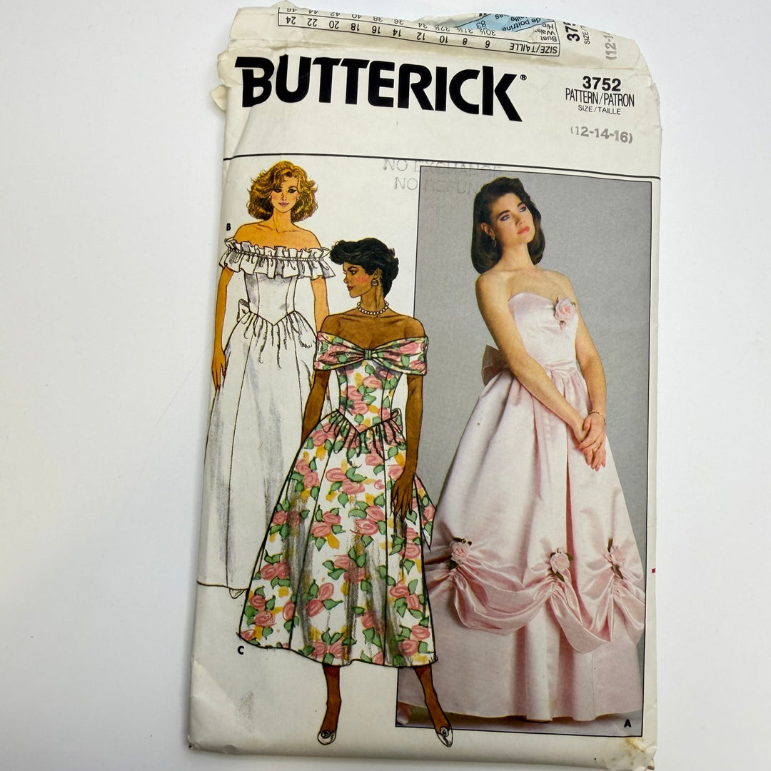 Sewing Pattern - Womenswear - Butterick 3752 - True Deadstock supplies Fabric by private - Sustainable Textile | FABCYCLE