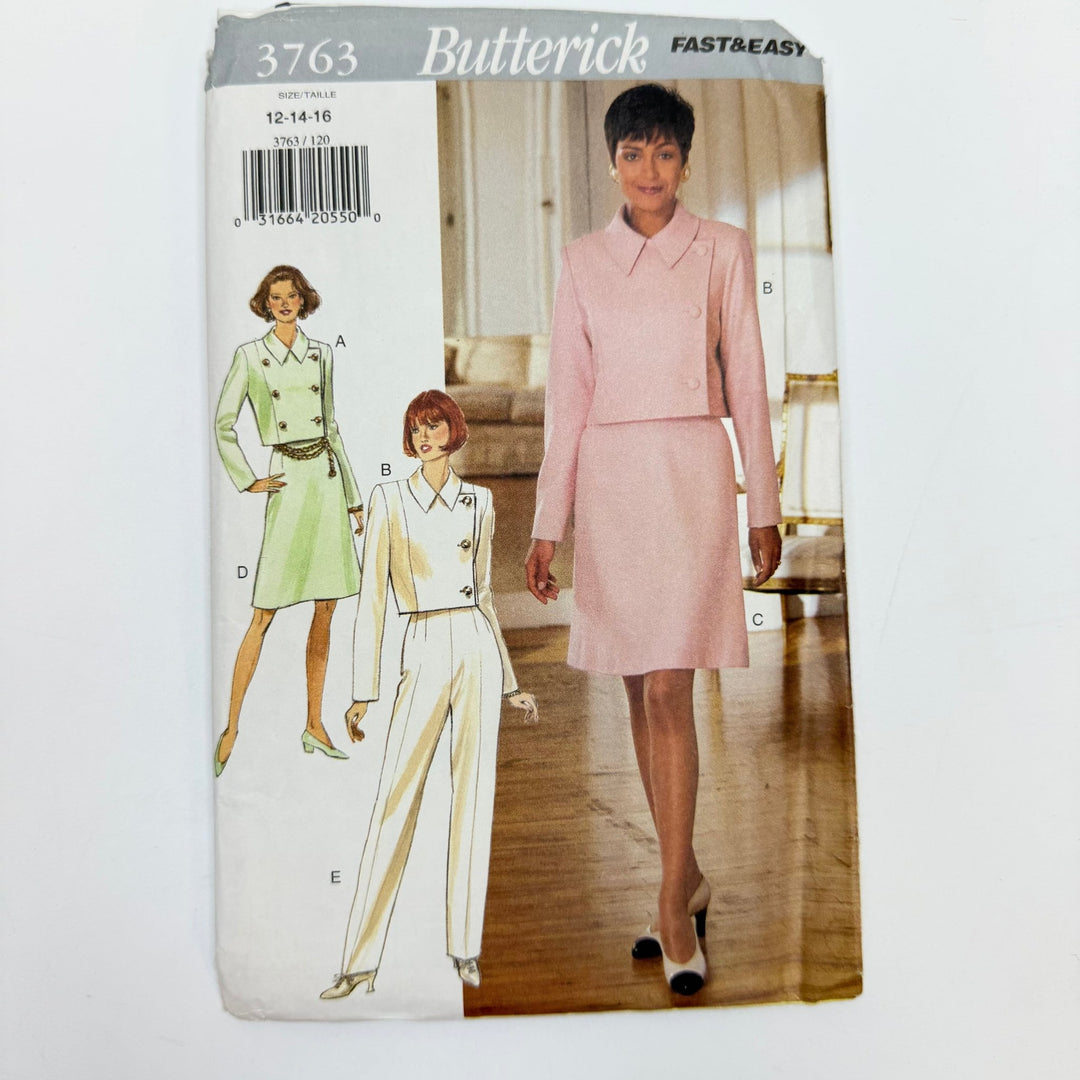 Sewing Pattern - Womenswear - Butterick 3763 - True Deadstock supplies Fabric by private - Sustainable Textile | FABCYCLE