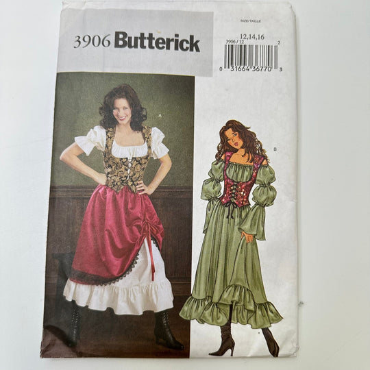 Sewing Pattern - Womenswear - Butterick 3906 - True Deadstock supplies Fabric by private - Sustainable Textile | FABCYCLE