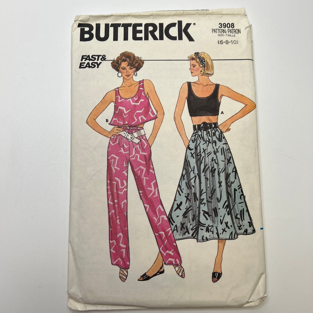 Sewing Pattern - Womenswear - Butterick 3908 - True Deadstock supplies Fabric by private - Sustainable Textile | FABCYCLE