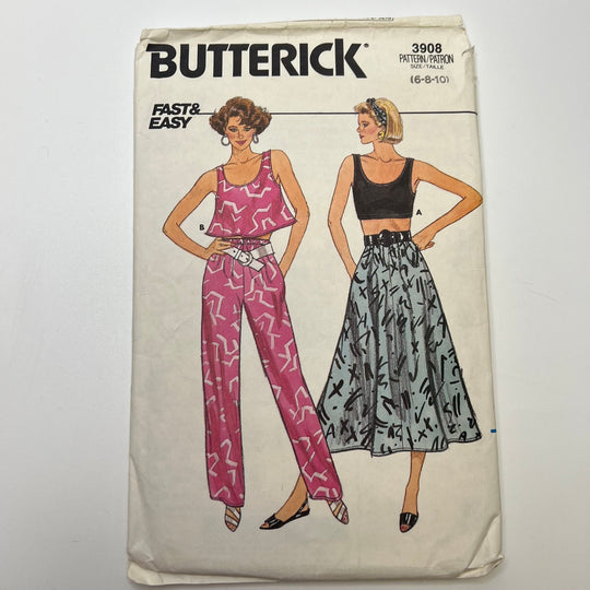 Sewing Pattern - Womenswear - Butterick 3908 - True Deadstock supplies Fabric by private - Sustainable Textile | FABCYCLE