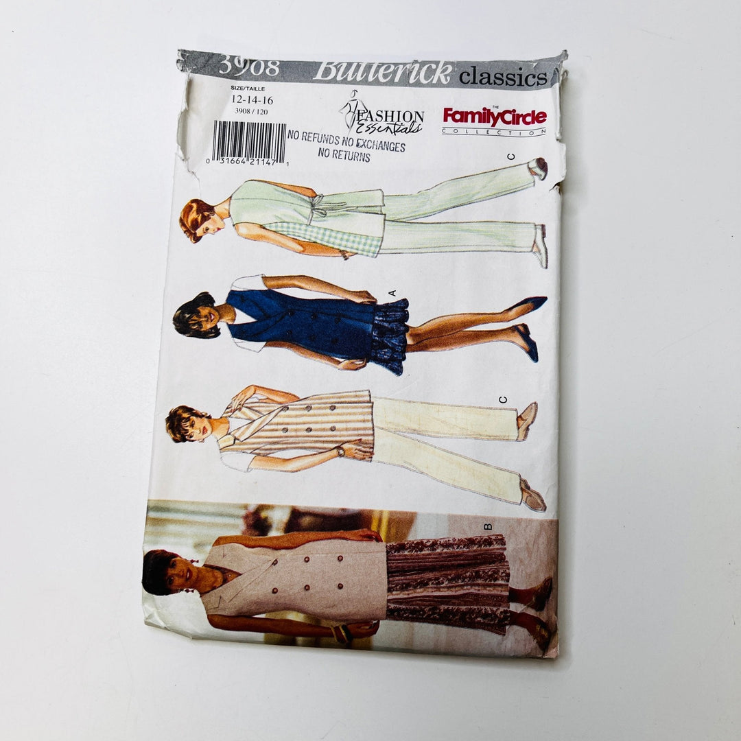 Sewing Pattern - Womenswear - Butterick 3908 - True Deadstock supplies Fabric by private - Sustainable Textile | FABCYCLE