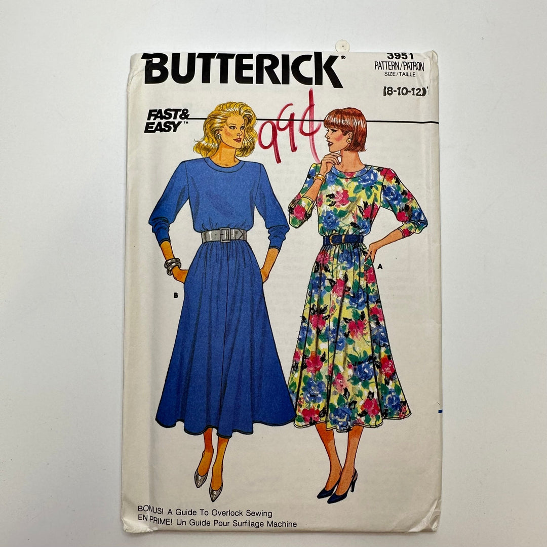 Sewing Pattern - Womenswear - Butterick 3951 - True Deadstock supplies Fabric by private - Sustainable Textile | FABCYCLE