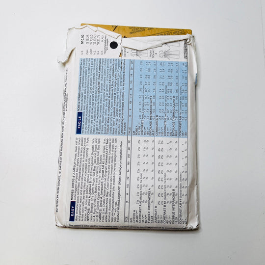 Sewing Pattern - Womenswear - Butterick 3975 - True Deadstock supplies Fabric by private - Sustainable Textile | FABCYCLE