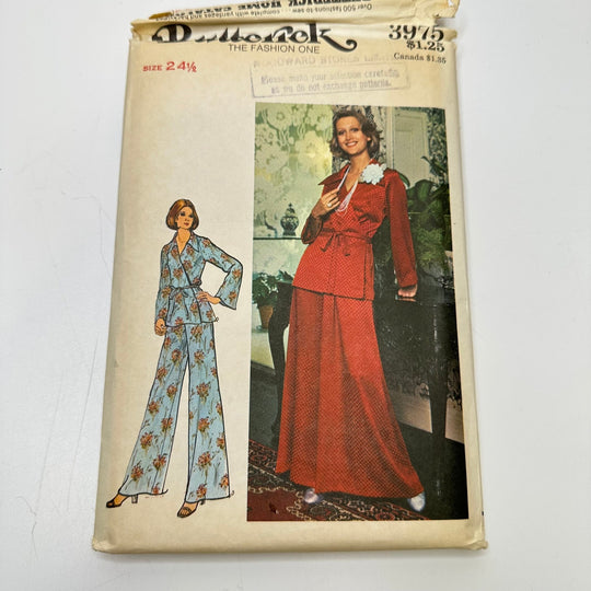 Sewing Pattern - Womenswear - Butterick 3975 - True Deadstock supplies Fabric by private - Sustainable Textile | FABCYCLE