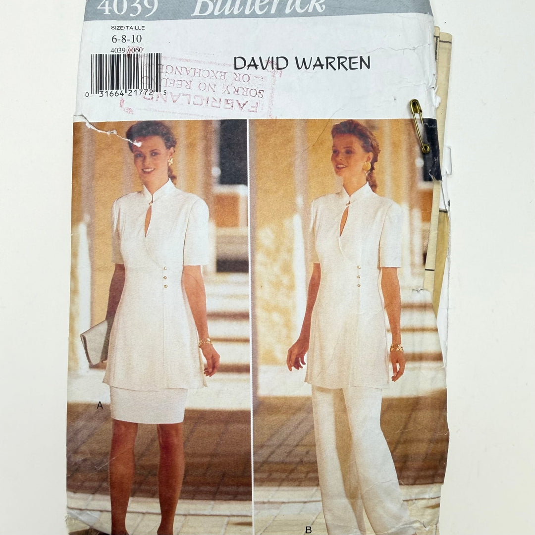 Sewing Pattern - Womenswear - Butterick 4039 - True Deadstock supplies Fabric by private - Sustainable Textile | FABCYCLE