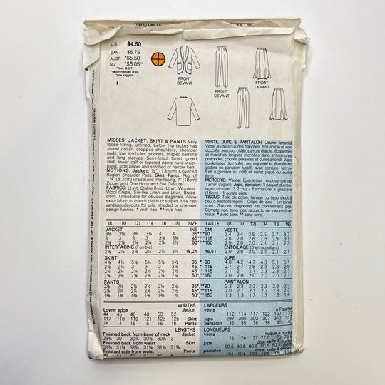 Sewing Pattern - Womenswear - Butterick 4049 - True Deadstock supplies Fabric by private - Sustainable Textile | FABCYCLE