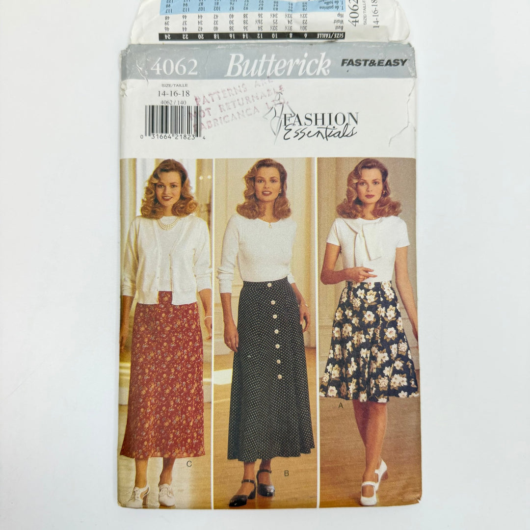 Sewing Pattern - Womenswear - Butterick 4062 - True Deadstock supplies Fabric by private - Sustainable Textile | FABCYCLE