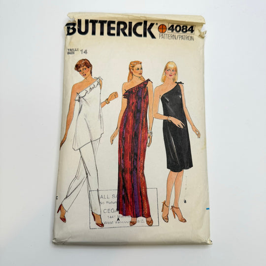 Sewing Pattern - Womenswear - Butterick 4084 - True Deadstock supplies Fabric by private - Sustainable Textile | FABCYCLE