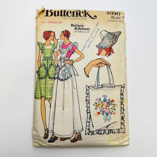 Sewing Pattern - Womenswear - Butterick 4090 - True Deadstock supplies Fabric by private - Sustainable Textile | FABCYCLE