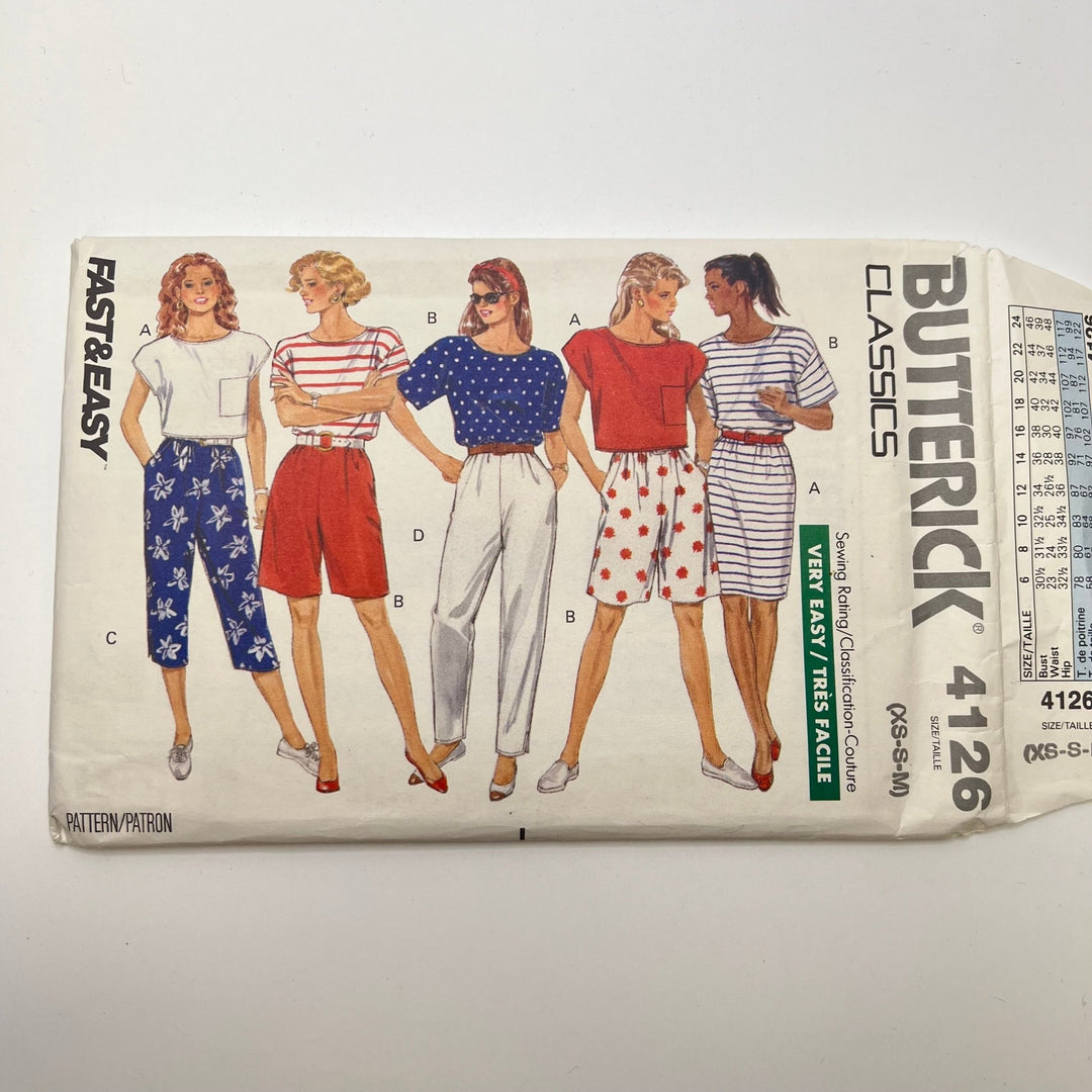 Sewing Pattern - Womenswear - Butterick 4126 - True Deadstock supplies Fabric by private - Sustainable Textile | FABCYCLE