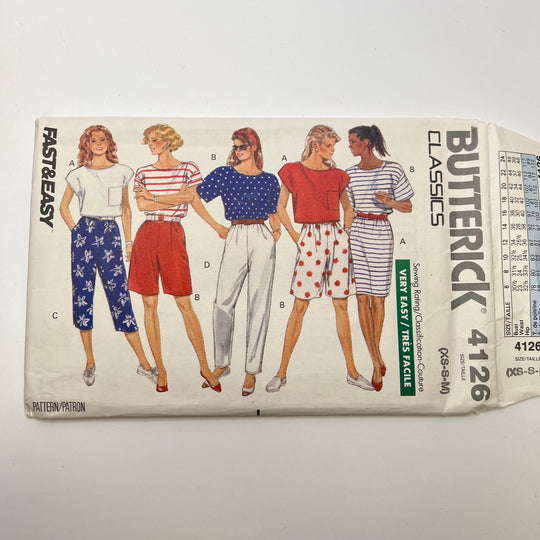 Sewing Pattern - Womenswear - Butterick 4126 - True Deadstock supplies Fabric by private - Sustainable Textile | FABCYCLE
