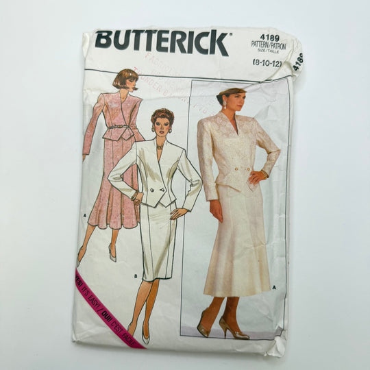 Sewing Pattern - Womenswear - Butterick 4189 - True Deadstock supplies Fabric by private - Sustainable Textile | FABCYCLE