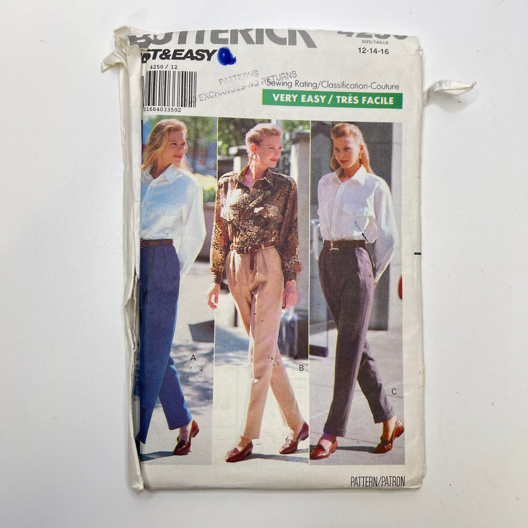 Sewing Pattern - Womenswear - Butterick 4250 - True Deadstock supplies Fabric by private - Sustainable Textile | FABCYCLE