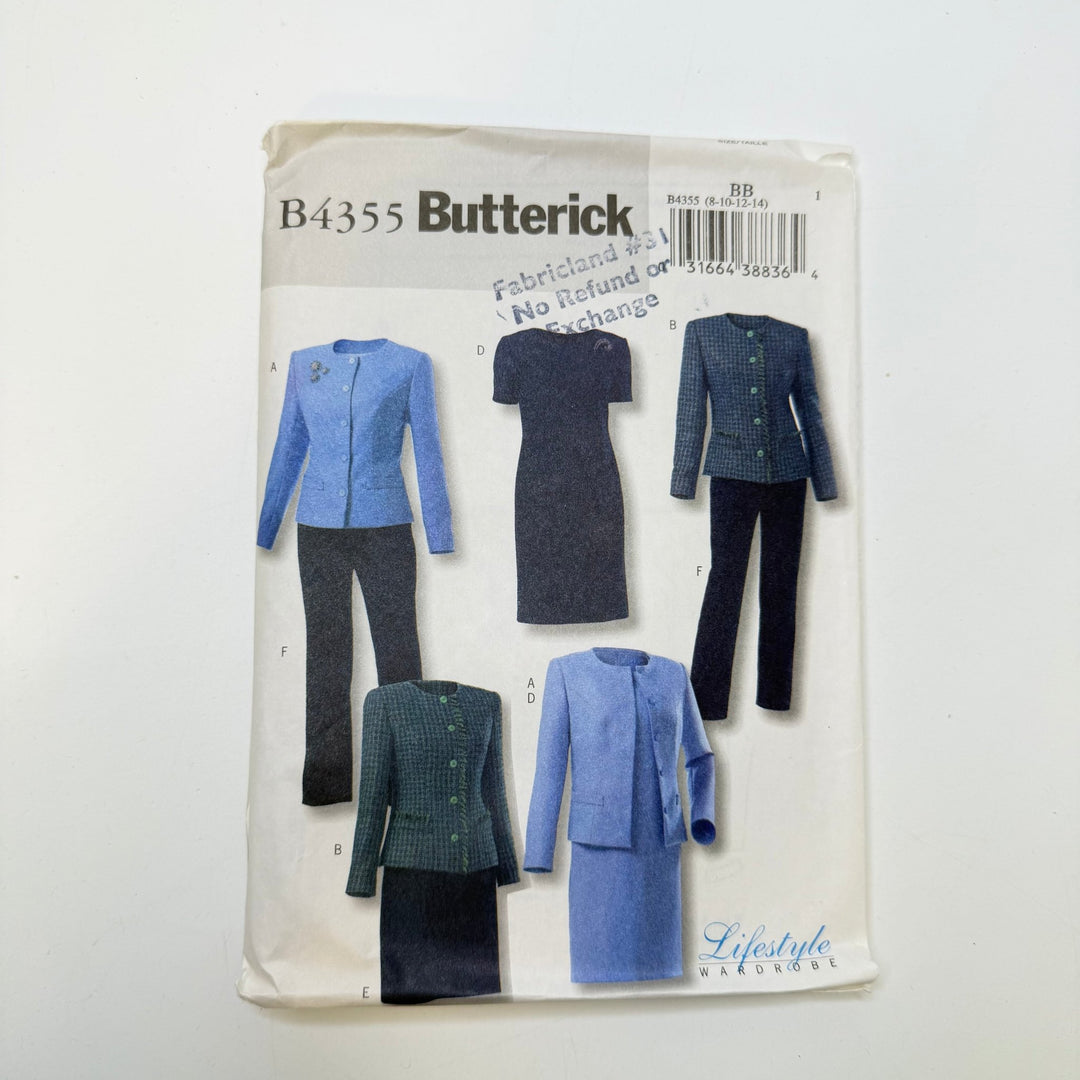 Sewing Pattern - Womenswear - Butterick 4355 - True Deadstock supplies Fabric by private - Sustainable Textile | FABCYCLE