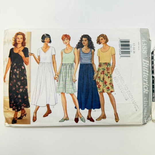 Sewing Pattern - Womenswear - Butterick 4388 - True Deadstock supplies Fabric by private - Sustainable Textile | FABCYCLE