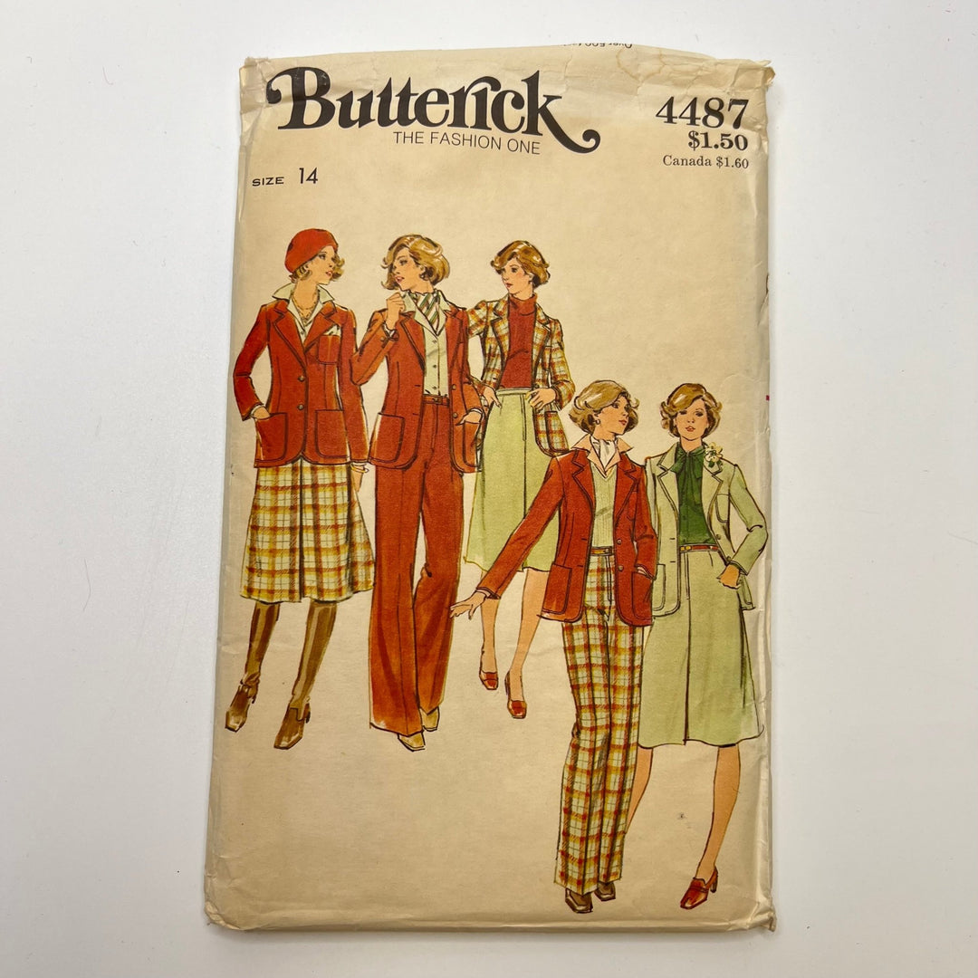 Sewing Pattern - Womenswear - Butterick 4487 - True Deadstock supplies Fabric by private - Sustainable Textile | FABCYCLE