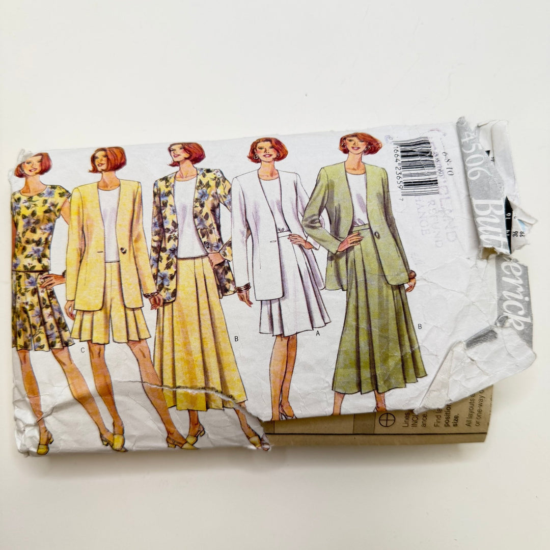 Sewing Pattern - Womenswear - Butterick 4506 - True Deadstock supplies Fabric by private - Sustainable Textile | FABCYCLE