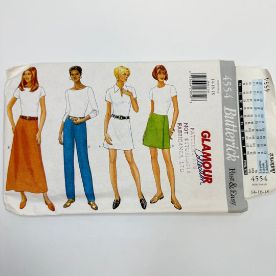Sewing Pattern - Womenswear - Butterick 4554 - True Deadstock supplies Fabric by private - Sustainable Textile | FABCYCLE
