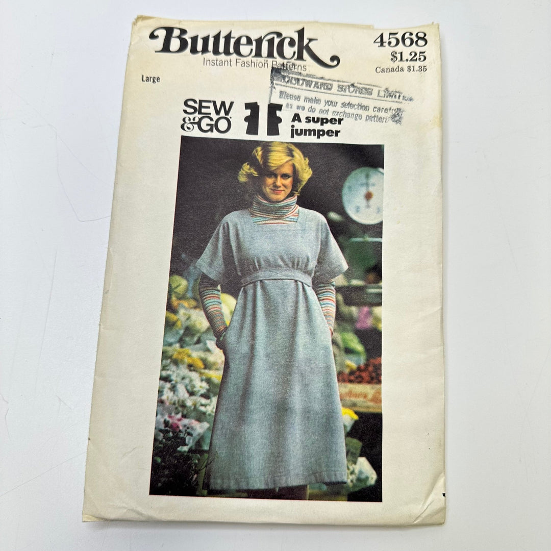 Sewing Pattern - Womenswear - Butterick 4568 - True Deadstock supplies Fabric by private - Sustainable Textile | FABCYCLE