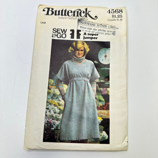 Sewing Pattern - Womenswear - Butterick 4568 - True Deadstock supplies Fabric by private - Sustainable Textile | FABCYCLE