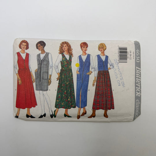 Sewing Pattern - Womenswear - Butterick 4630 - True Deadstock supplies Fabric by private - Sustainable Textile | FABCYCLE