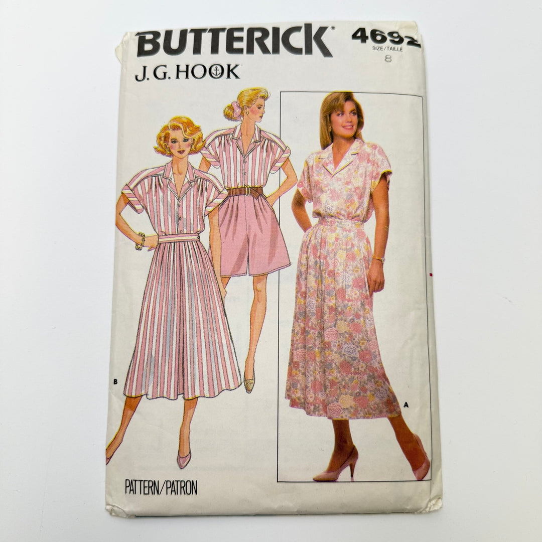 Sewing Pattern - Womenswear - Butterick 4692 - True Deadstock supplies Fabric by private - Sustainable Textile | FABCYCLE