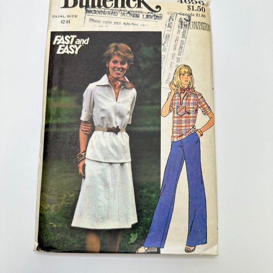 Sewing Pattern - Womenswear - Butterick 4696 - True Deadstock supplies Fabric by private - Sustainable Textile | FABCYCLE