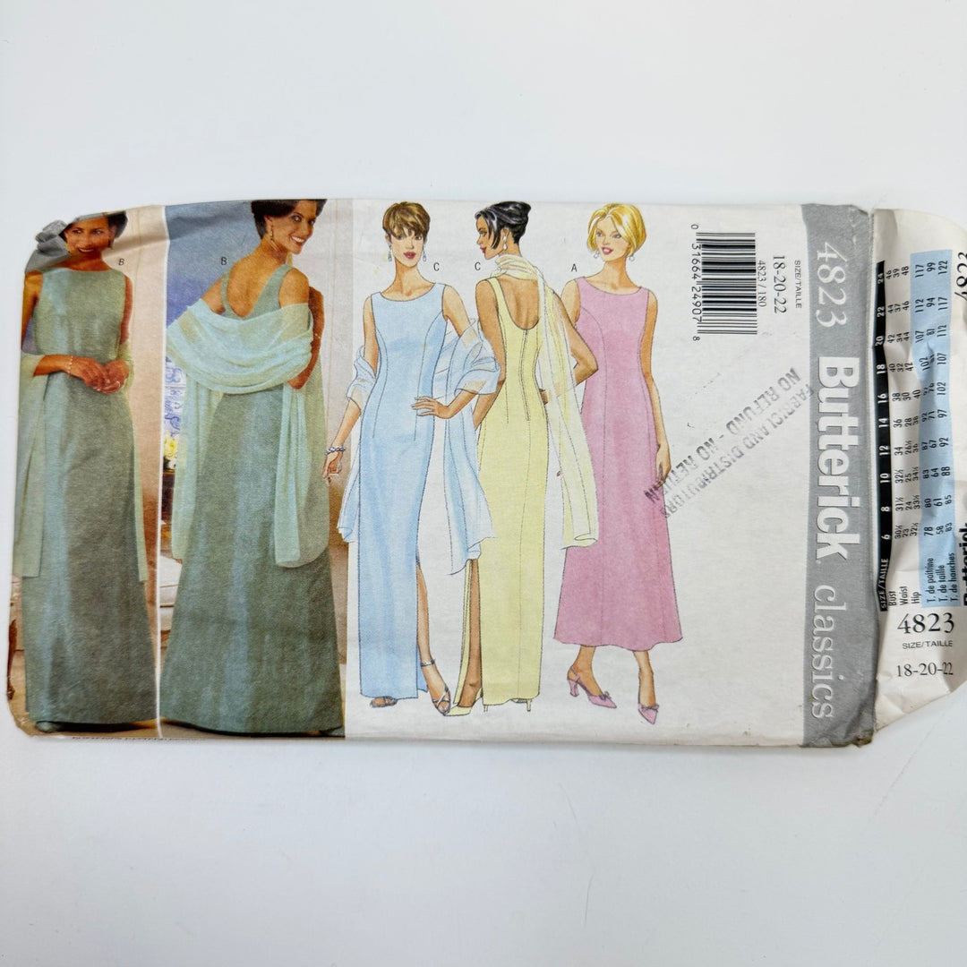Sewing Pattern - Womenswear - Butterick 4823 - True Deadstock supplies Fabric by private - Sustainable Textile | FABCYCLE